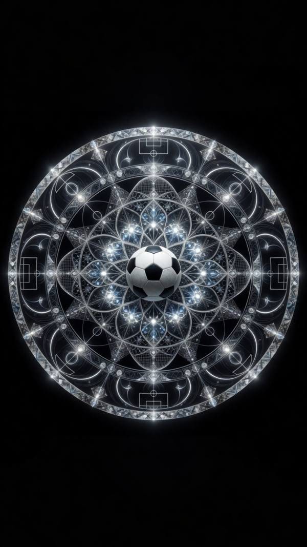 Diamond Lattice — 4K football phone wallpaper