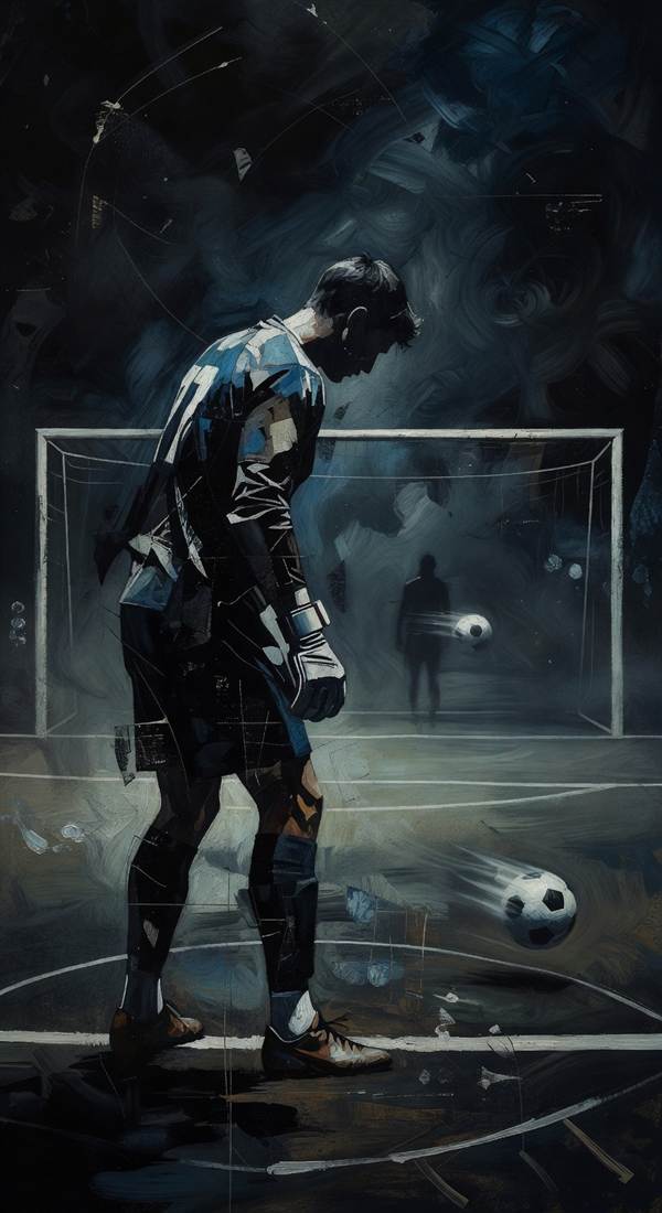 Keeper's Stand — 4K football phone wallpaper