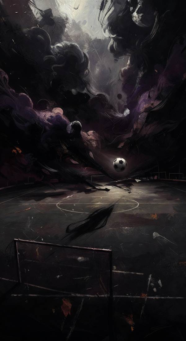Penalty Pressure — 4K football phone wallpaper